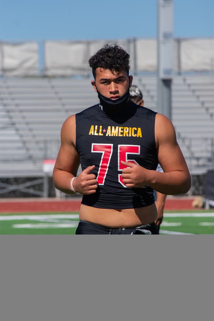 Jaxson Moi at the Under Armour All-America camp in Phoenix.